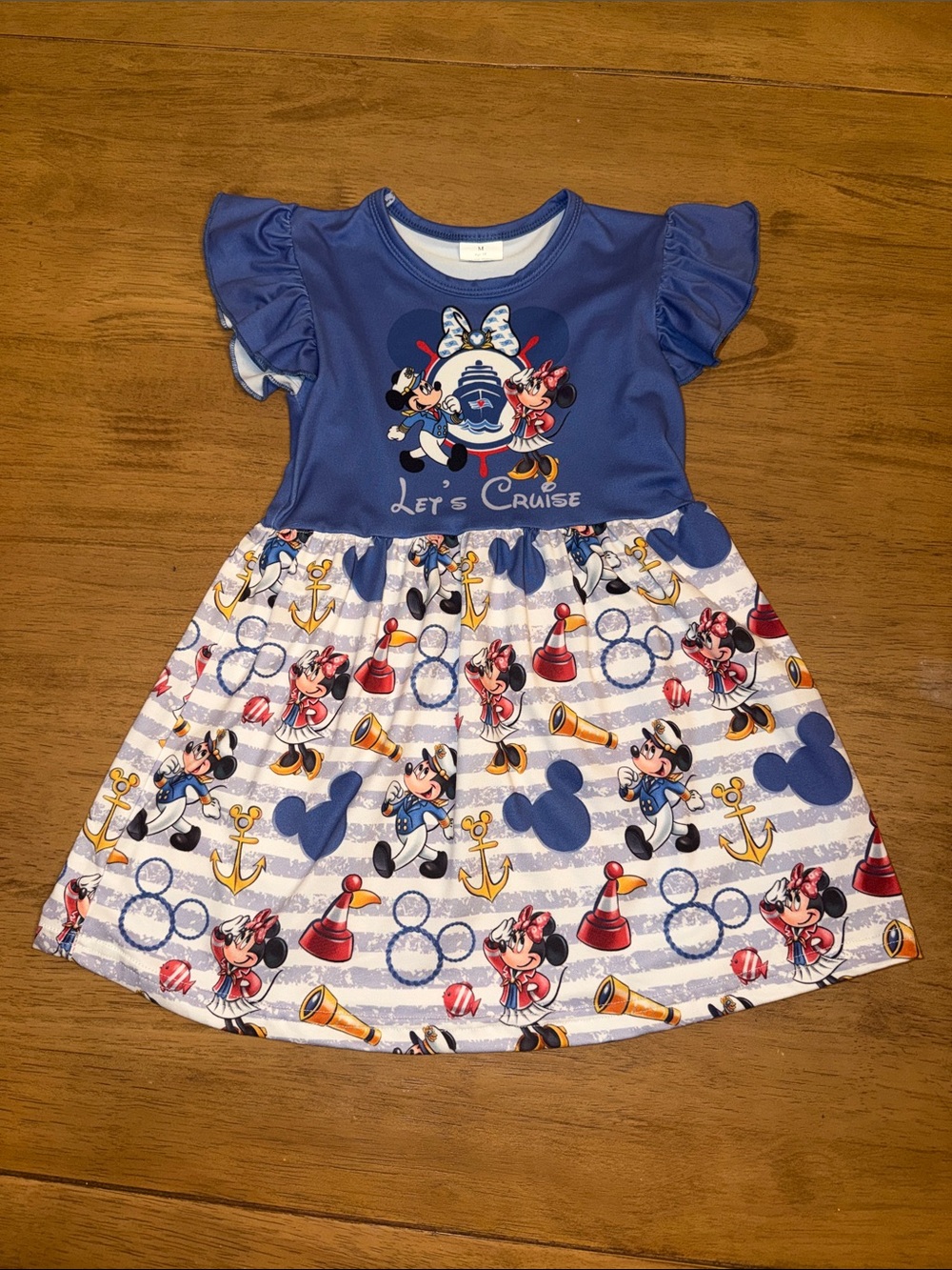 Toddler 'Let's Cruise' Minnie & Mickey Sail Dress